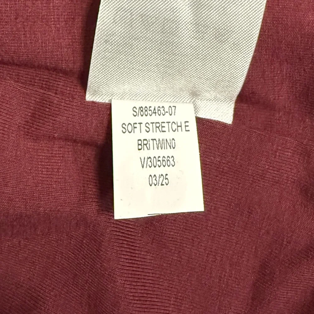NWT Banana Republic Soft Stretch Elbow Sleeve Top Red Size S - Picture 9 of 12